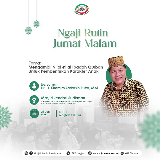Dr. Khamim Zarkasih Putro, M. S. I - Mengambil Nilai Ibadah Qurban