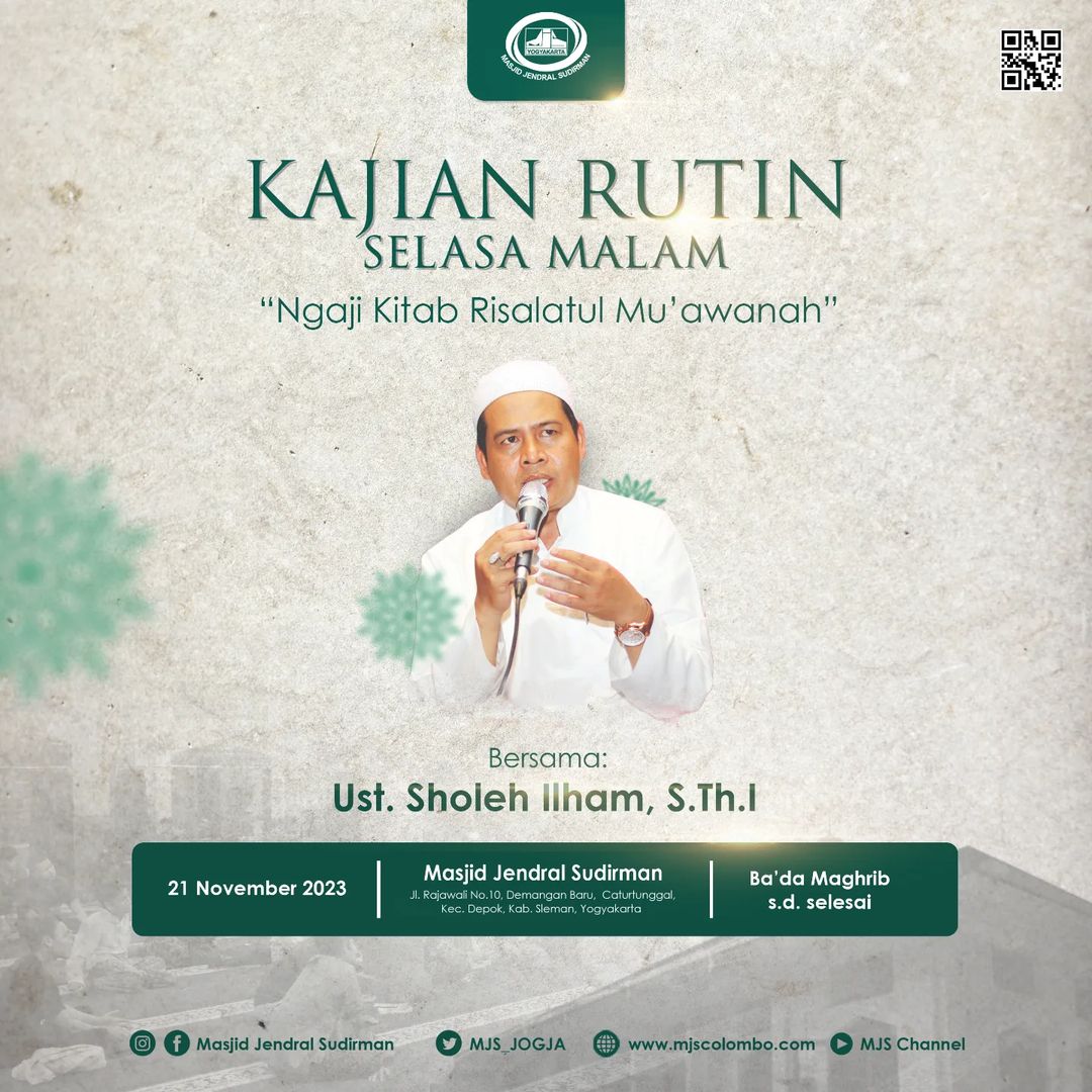 Ngaji Kitab Risalatul Mu'aawanah : Ust. Sholeh Ilham - Tata Cara Amaliyah Keseharian Ngaji Kitab Risalatul Mu'aawanah : Ust. Sholeh Ilham - Tata Cara Amaliyah Keseharian
